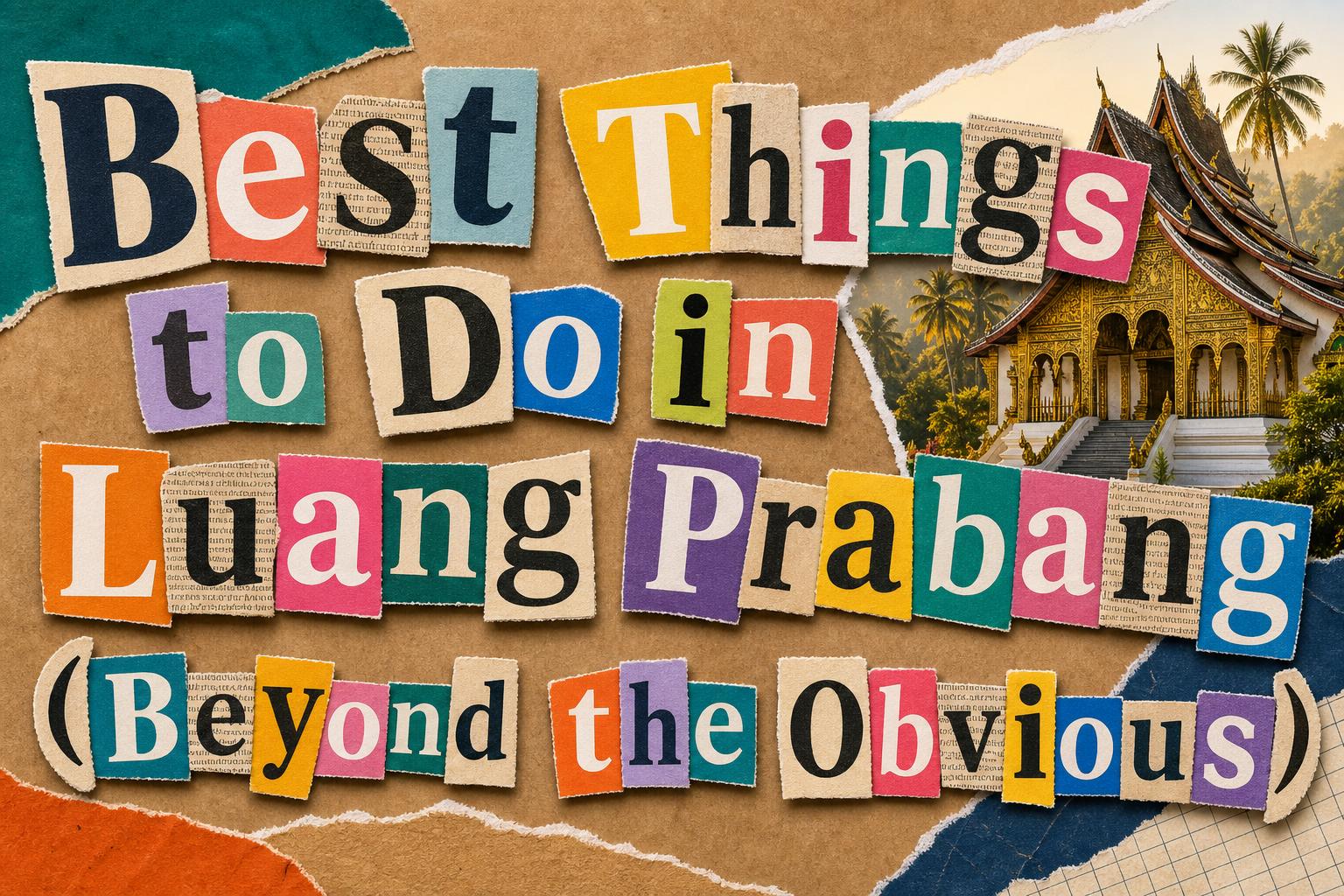 Best Things to Do in Luang Prabang (Beyond the Obvious)